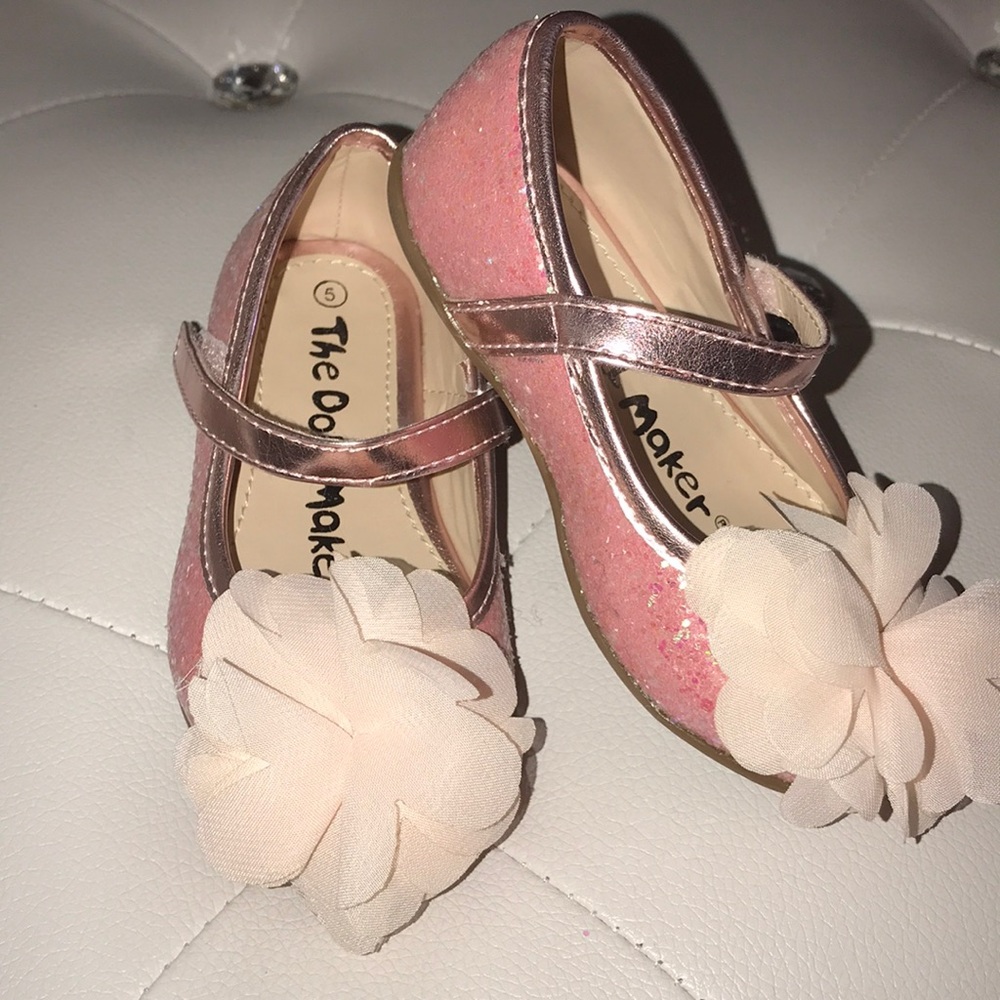 🌸Girls Toddler glitter shoes pink🌸